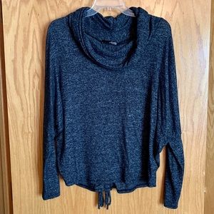 Ariella Cowl Neck Lace Up Back Sweater
